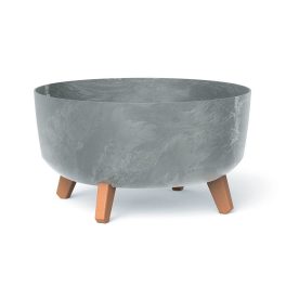 Prosperplast GRACIA LOW kaspó 38 cm beton effect
