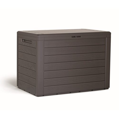 Prosperplast WOODEBOX kerti box barna 190L