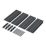 Prosperplast BASE WOODY magaságyas 75,6 cm antracit