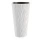 Prosperplast SANDY SLIM virágcserép fehér 29,7 cm