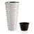 Prosperplast SAND SLIM virágcserép fehér 29,6 cm