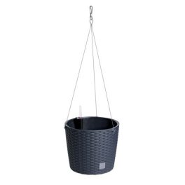   Virágcserép Prosperplast RATO ROUND W 25,6 cm felfüggeszthető, antracit színben