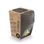 Prosperplast SORTIBOX 3 x 25 l szürke hulladékgyűjtő