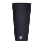 Prosperplast Rato Tubus virágcserép antracit 25 cm-es betéttel