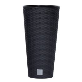   Prosperplast Rato Tubus virágcserép antracit 25 cm-es betéttel