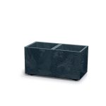 Virágcserép Prosperplast SIERRA CASE beton hatás 57,7 cm antracit