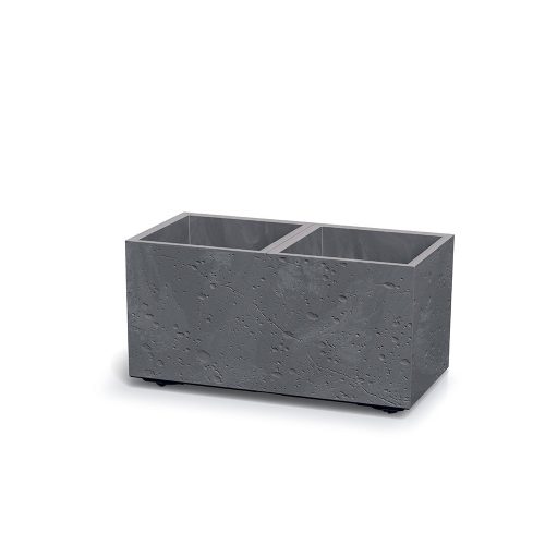 Virágcserép Prosperplast SIERRA CASE beton effect  57,7 cm szürke