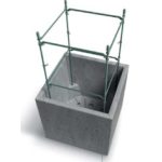 Virágcserép Prosperplast SIERRA CASE beton hatású 77 cm antracit
