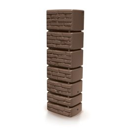 Hordó Prosperplast TOWER BRICK 350 l barna