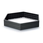 Magaságyás Prosperplast BASE WOODY antracit 148 cm