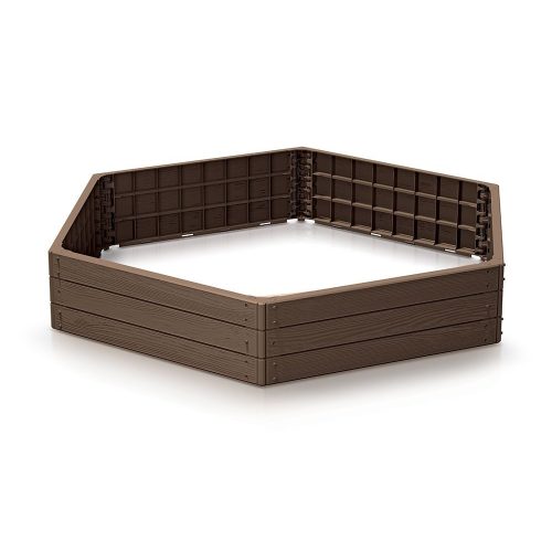 Magaságyás Prosperplast BASE WOODY barna 148 cm