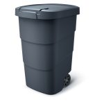 Prosperplast Wheeler 95 l szemetes – antracit színű, fekete fedéllel