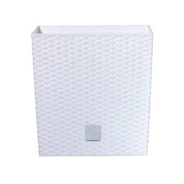 Prosperplast Rato Low virágcserép fehér, 17 x 17 x 17 cm