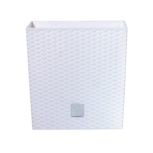 Prosperplast Rato Low virágcserép fehér, 17 x 17 x 17 cm