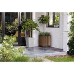 Keter Deco Square Magas virágcserép, diófa