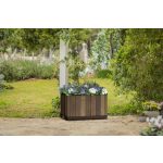 Keter Deco téglalap alakú virágcserép, diófa