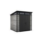 Kerti ház Keter PENT Signature 7x7 Storm Grey, padlóval