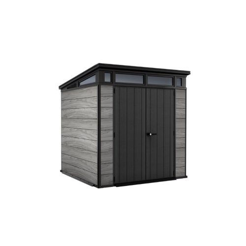 Kerti ház Keter PENT Signature 7x7 Storm Grey, padlóval