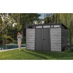 Kerti ház Keter PENT Signature 11x7 Storm Grey, padlóval