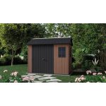 Keter Newton Plus wide 9x7,5 barna kerti ház padlóval