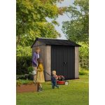 Keter Apex 7,5 x 7 Ashwood kerti ház, padlóval