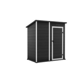   Kerti ház Keter Essential 6 x 4 sötétszürke / fehér, padlóval