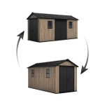 Keter Apex 7,5 x 15 Ashwood kerti ház, padlóval