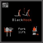 G21 BlackHook fork lift akasztó rendszer 9 x 19 x 24 cm