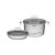 G21 Gourmet Magic edénykészlet szűrővel, 4 darabos, rozsdamentes acél