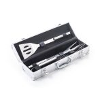 G21 grillező eszközkészlet, 3 db, alumínium bőrönd