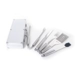 G21 grillező eszközkészlet 5 db, alumínium bőrönd