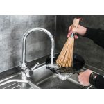 Grillszerszám G21 -bambusz kefe, serpenyők tisztításához