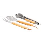 Grillezőeszközök G21 készlet, 3 darabos, fa nyéllel