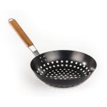 G21 grillező eszköz - grillserpenyő kerek tapadásmentes felülettel