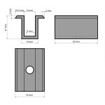G21 napelem leszorító köztes fekete