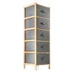 G21 bambusz fiókospolc 5 kosárral