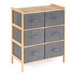 G21 bambusz állvány 6 kosárral