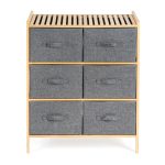 G21 bambusz állvány 6 kosárral