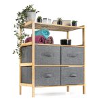 G21 bambusz állvány 6 kosárral