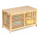 Tároló doboz G21 76 x 40 x 45 cm, bambusz
