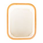 Tárolódoboz G21 24 x 30 x 15 cm, bambusz fedéllel, bézs