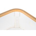 Tárolódoboz G21 24 x 30 x 15 cm, bambusz fedéllel, bézs