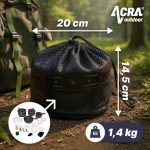 Acra C22 alumínium kempinggarnitúra 3-4 személyes