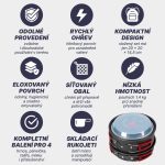 Acra C22 alumínium kempinggarnitúra 3-4 személyes
