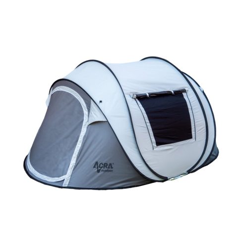 Acra Outdoor ST31 összecsukható sátor 2-3 fő részére - ezüst színű, elsötétítéssel