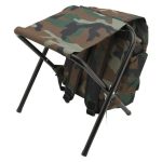 Cattara OLBIA ARMY összecsukható kempingszék hátizsákkal, khaki terepszínű