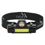 LED-es fejlámpa Cattara 120lm újratölthető