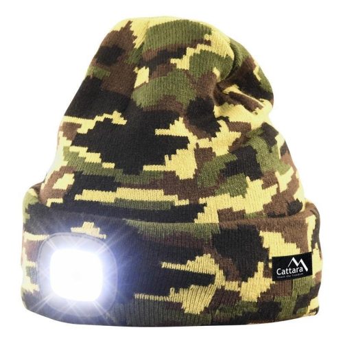 Cattara ARMY fejlámpa sapka USB-töltéssel