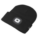 Cattara BLACK LED-es fejlámpa sapka USB-töltéssel