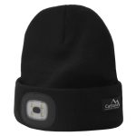 Cattara BLACK LED-es fejlámpa sapka USB-töltéssel